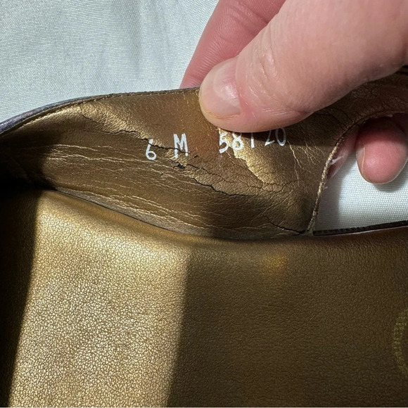 Icon Hand Painted  Slingback Open Toe Sandals 6M - Picture 7 of 14